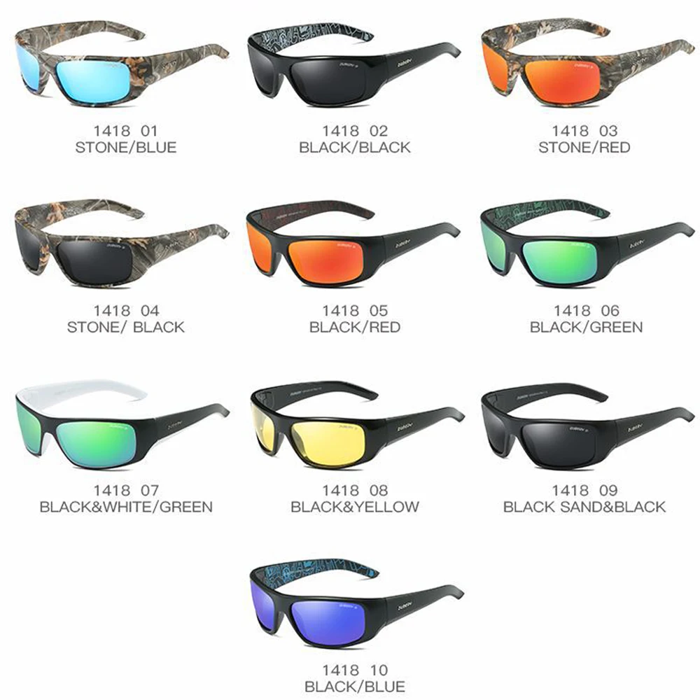DUBERY Multicolor Polarized Sunglasses Outdoor Sports Fishing Driving Riding Glasses
DUBERY Multicolor Polarized Sunglasses Outdoor Sports Fishing Driving Riding Glasses