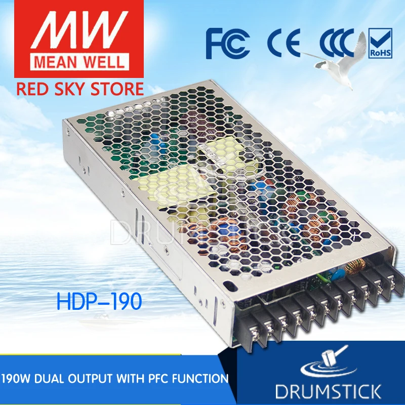 MEAN WELL HDP-190 meanwell HDP-190 181.4W Dual Output with PFC Function Power Supply
MEAN WELL HDP-190 meanwell HDP-190 181.4W Dual Output with PFC Function Power Supply