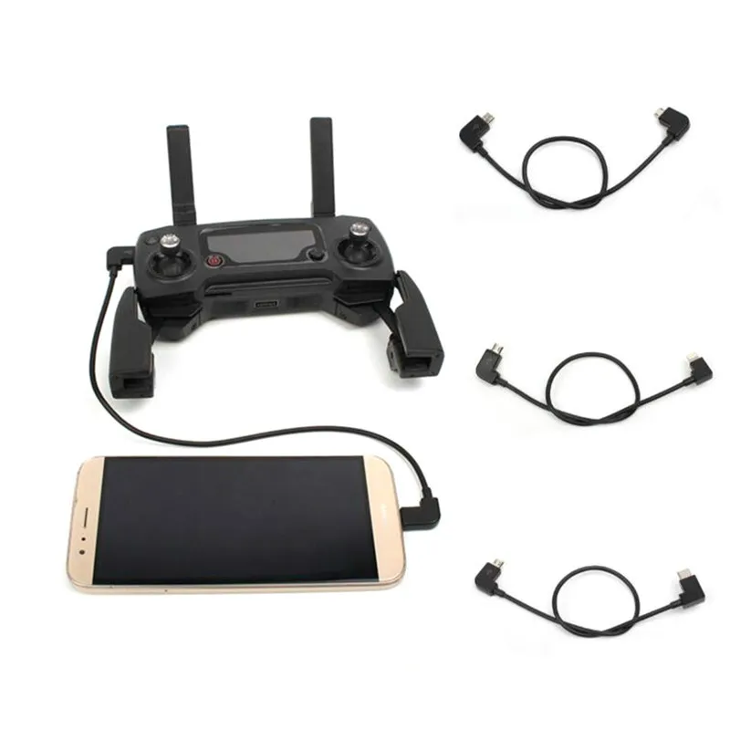 Data Cable for DJI Spark/MAVIC Pro/Air Control Micro USB to Lighting/type C/Micro USB Adapter line for IPhone For Pad For xiaomi
Data Cable for DJI Spark/MAVIC Pro/Air Control Micro USB to Lighting/type C/Micro USB Adapter line for IPhone For Pad For xiaomi