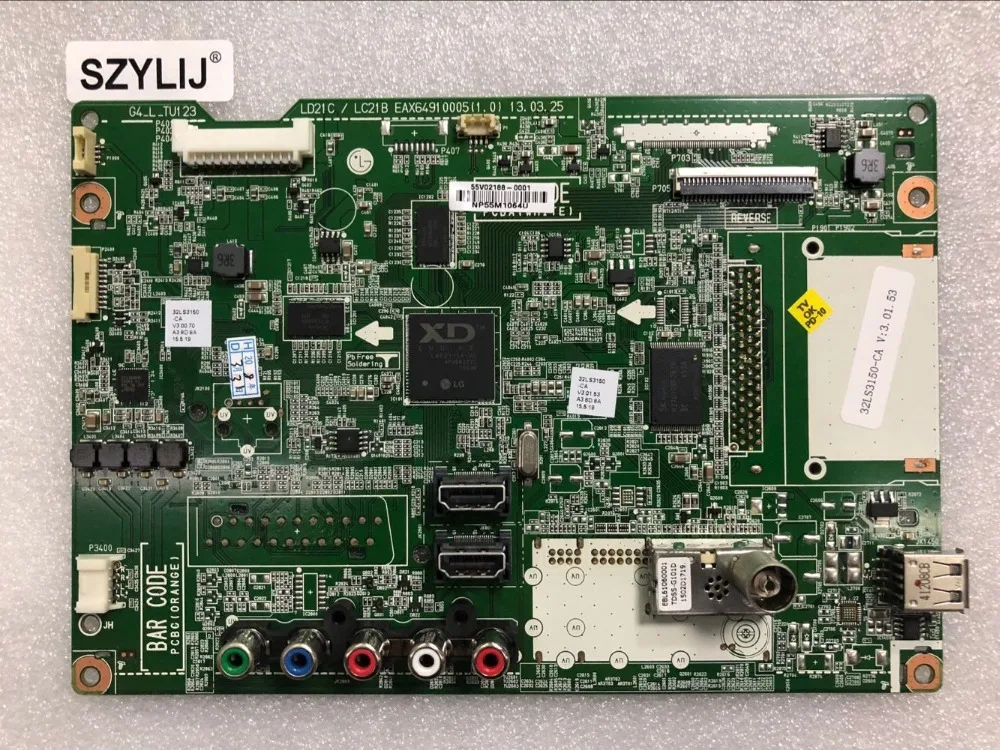 1pcs good quality,free shipping Original 32LS3150-CA Mainboard LD21C/LC21B EAX64910001(1.0)= EAX64910005(1.0) LC320EXN
1pcs good quality,free shipping Original 32LS3150-CA Mainboard LD21C/LC21B EAX64910001(1.0)= EAX64910005(1.0) LC320EXN