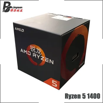 AMD Ryzen 5 1400 R5 1400 3.2 GHz Quad-Core Eight-Thread CPU Processor L2=2M L3=8M 65W YD1400BBM4KAE Socket AM4 New and with fan
AMD Ryzen 5 1400 R5 1400 3.2 GHz Quad-Core Eight-Thread CPU Processor L2=2M L3=8M 65W YD1400BBM4KAE Socket AM4 New and with fan
