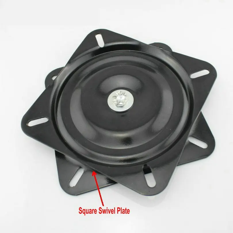 HQ SS06 6Inch(150MM) Black Lacquer Baked and Solid Steel Ball Bearing Swivel Plate, Turn Plate, Swivel Turntable
HQ SS06 6Inch(150MM) Black Lacquer Baked and Solid Steel Ball Bearing Swivel Plate, Turn Plate, Swivel Turntable