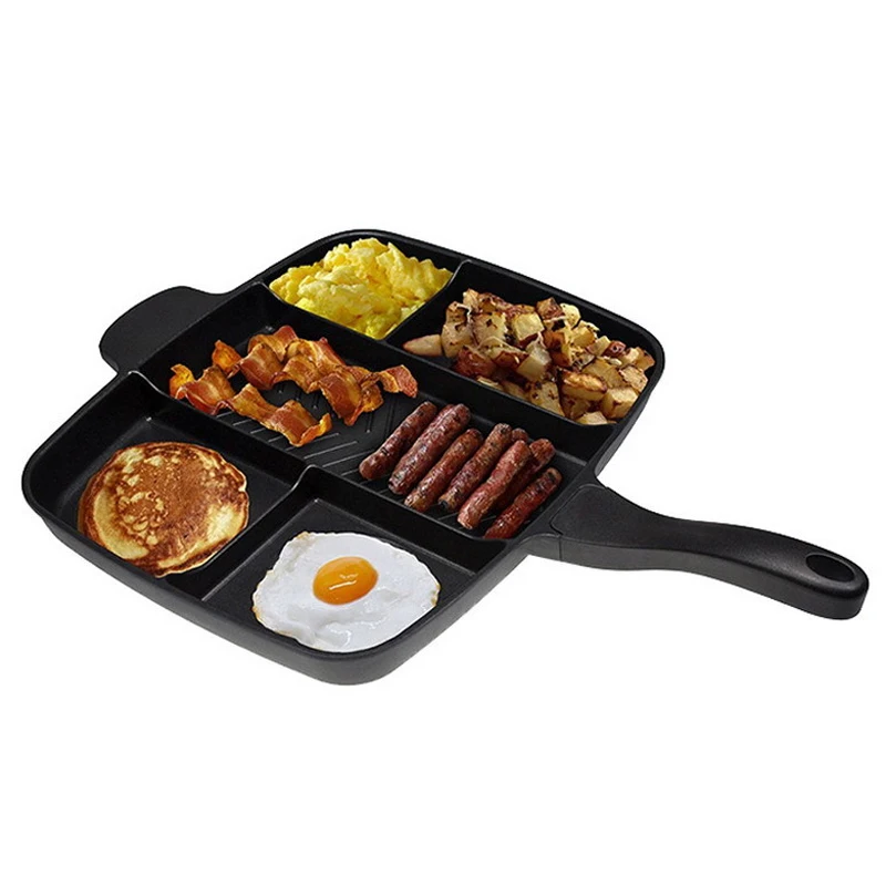 5 In 1 Multi-purpose Separation Pot Fryer Pan Non-Stick Grill Fry Oven Meal Skillet Barbecue Plate Roasting Pan 291
5 In 1 Multi-purpose Separation Pot Fryer Pan Non-Stick Grill Fry Oven Meal Skillet Barbecue Plate Roasting Pan 291