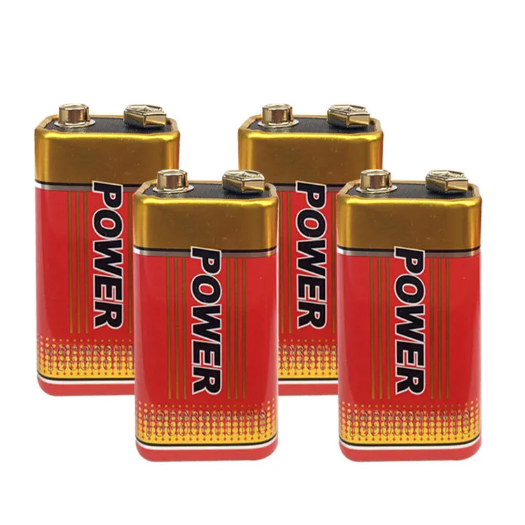 Cncool 4Pcs New 6F22 Extra heavey duty 6F22 9V Batteries Carbon Zinc Battery 9 Volt Battery
Cncool 4Pcs New 6F22 Extra heavey duty 6F22 9V Batteries Carbon Zinc Battery 9 Volt Battery