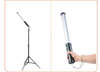 LED Video Light Wand Ice Light Photo Lighting Kit , Adjustable Color Temperature 3000K-6000KCD50
LED Video Light Wand Ice Light Photo Lighting Kit , Adjustable Color Temperature 3000K-6000KCD50