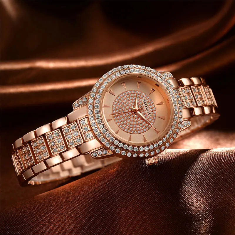 BAOSAILI Luxury Brand Quartz Watch Women Silver Rose Gold Bracelet Watches Crystal Diamond Dress Ladies Wristwatch Girl Clock 30
BAOSAILI Luxury Brand Quartz Watch Women Silver Rose Gold Bracelet Watches Crystal Diamond Dress Ladies Wristwatch Girl Clock 30