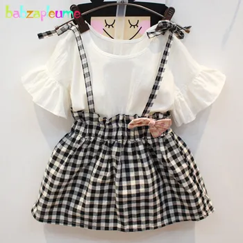 babzapleume 2017 New Summer Style Little Girls Dresses Plaid Cute Bow Short Sleeve Baby Princess Dress For Kids Clothes BC1144
babzapleume 2017 New Summer Style Little Girls Dresses Plaid Cute Bow Short Sleeve Baby Princess Dress For Kids Clothes BC1144