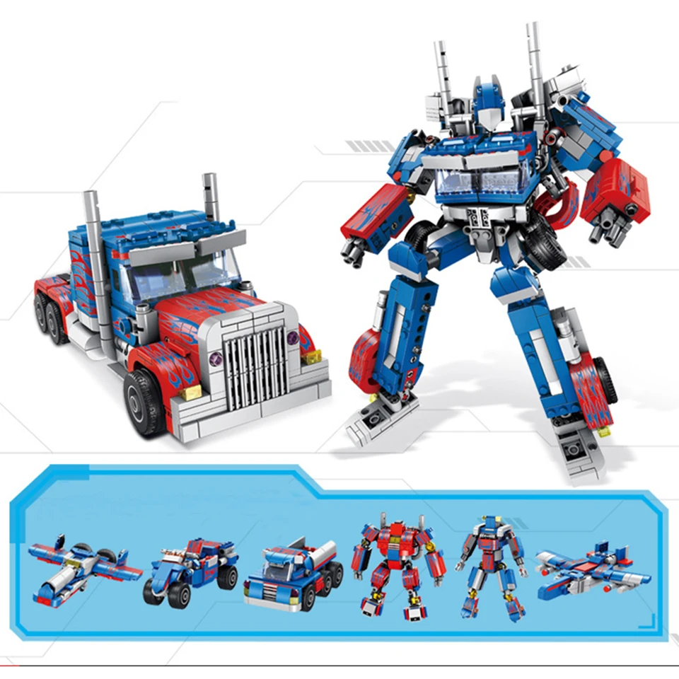 2in1 Transformation Robot Legoings Super Heroes Figure Small Particles Assemble Educational Model Bricks Toys Compatible Legod
2in1 Transformation Robot Legoings Super Heroes Figure Small Particles Assemble Educational Model Bricks Toys Compatible Legod