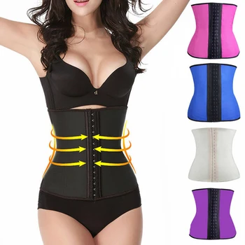 Latex Waist Trainer Corset 9 Steel Bone Shapewear Body Shapers Women Corset Slimming Belt Waist Shaper Underwear Modeling Strap
Latex Waist Trainer Corset 9 Steel Bone Shapewear Body Shapers Women Corset Slimming Belt Waist Shaper Underwear Modeling Strap