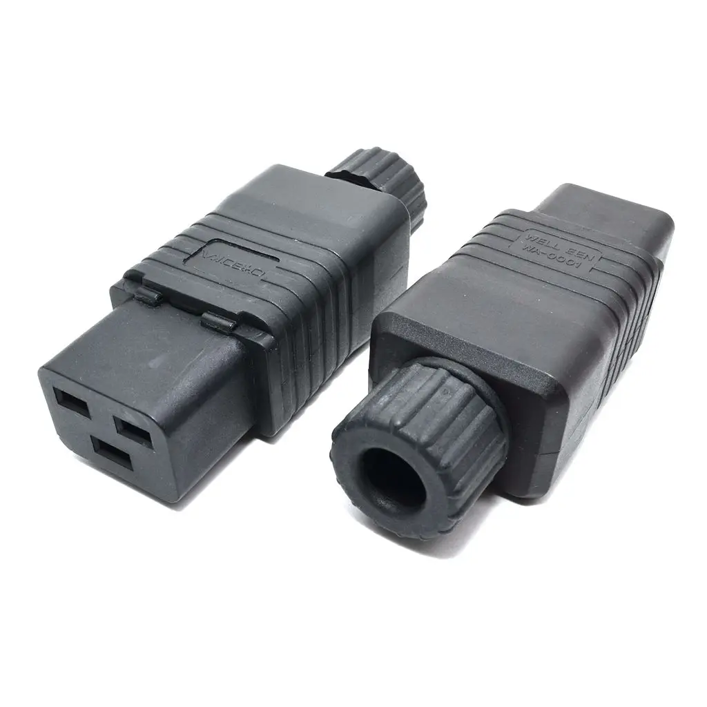 16A 250V CE Copper IEC320 C19 C20 Female Male PDU UPS Power Receptacle Outlet AC Electrical Cord Connector Removable plug socket
16A 250V CE Copper IEC320 C19 C20 Female Male PDU UPS Power Receptacle Outlet AC Electrical Cord Connector Removable plug socket