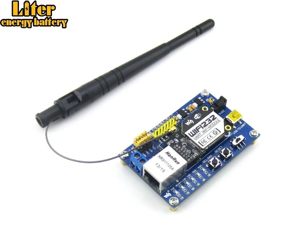 WIFI232 RJ45 Ethernet Port Serial Port WIFI to UART USB to UART WIFI Module +Antenna
WIFI232 RJ45 Ethernet Port Serial Port WIFI to UART USB to UART WIFI Module +Antenna