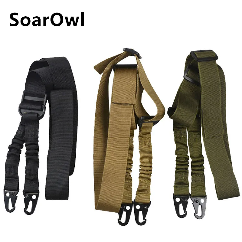 1.64m Nylon Multi-function Adjustable Two Point Tactical Rifle Sling Strap Outdoor Airsoft Mount Bungee System Kit
1.64m Nylon Multi-function Adjustable Two Point Tactical Rifle Sling Strap Outdoor Airsoft Mount Bungee System Kit