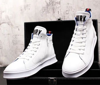 2019 Men's Fashion Casual Shoes High Top Sneaker Spring New Middle versatile Men Shoes High Quality Non-slip Walking Shoes
2019 Men's Fashion Casual Shoes High Top Sneaker Spring New Middle versatile Men Shoes High Quality Non-slip Walking Shoes