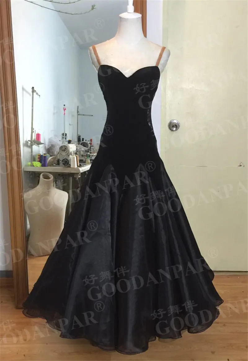 GOODANPAR Ballroom Dance Dress Women Waltz Competition Costume Sleeveless Velvet Standard Dance Clothes With Bodysuit Bra
GOODANPAR Ballroom Dance Dress Women Waltz Competition Costume Sleeveless Velvet Standard Dance Clothes With Bodysuit Bra