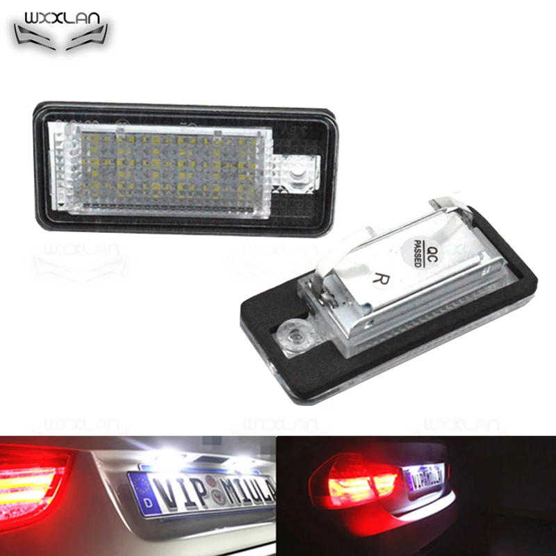 Wxxlan 1Pair LED License Number Plate Light Lamps Plastic Licence Plate Lighting for Audi A1 A4 A5 A6 A7 Q5 RS5 E81 E85 E39 E93
Wxxlan 1Pair LED License Number Plate Light Lamps Plastic Licence Plate Lighting for Audi A1 A4 A5 A6 A7 Q5 RS5 E81 E85 E39 E93