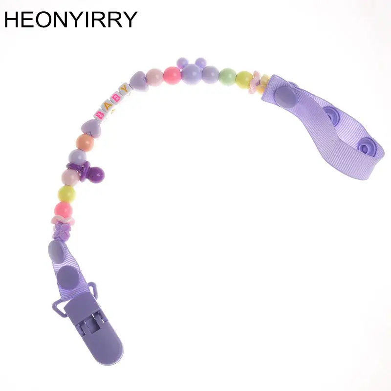 Newborn Baby Pacifier Clip Pacifier Chain Hand Made Colourful Beads Dummy Clip Baby Soother Nipple Holder for Baby Kids
Newborn Baby Pacifier Clip Pacifier Chain Hand Made Colourful Beads Dummy Clip Baby Soother Nipple Holder for Baby Kids