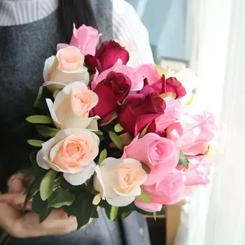 Flone Artificial Beautiful Silk Mini Rose Buds Cheap Fake Flower Wedding Arrangement Home Decoration Accessories Indoor Flore
Flone Artificial Beautiful Silk Mini Rose Buds Cheap Fake Flower Wedding Arrangement Home Decoration Accessories Indoor Flore