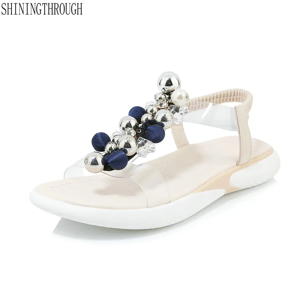 Genuine Leather flat platform women sandals T-strap crystal Ladies casual Shoes Woman Summer Sandals
Genuine Leather flat platform women sandals T-strap crystal Ladies casual Shoes Woman Summer Sandals