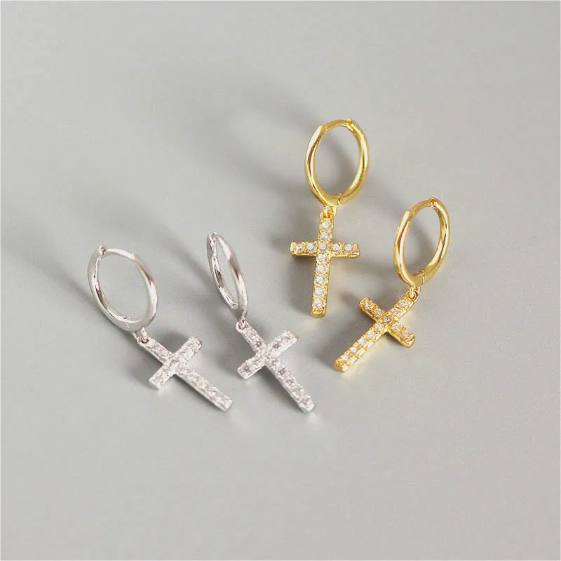 Fengxiaoling New Fashion 925 Sterling Silver Multiple Zircons Cross Drop Earrings Jewelry Earrings For Women Fashion Jewelry
Fengxiaoling New Fashion 925 Sterling Silver Multiple Zircons Cross Drop Earrings Jewelry Earrings For Women Fashion Jewelry