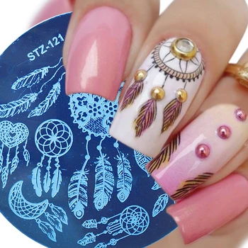1pcs Round Nail Stamping Template Plates Dream Catcher Flowers Lace Image Polish Transfer DIY Tools For Nail Art JISTZ101-130
1pcs Round Nail Stamping Template Plates Dream Catcher Flowers Lace Image Polish Transfer DIY Tools For Nail Art JISTZ101-130