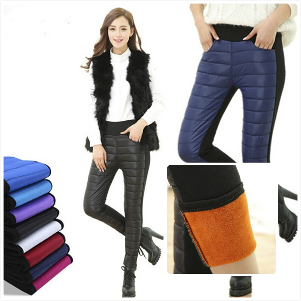 Thicken Winter Warm Pants Women Elastic Waist Ladies Skinny Trousers Women's Casual Outwear Female Pants
Thicken Winter Warm Pants Women Elastic Waist Ladies Skinny Trousers Women's Casual Outwear Female Pants