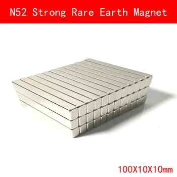 100x10x10mm N52 Super Strong Rare Earth Magnet Permanent N52 Ndfeb Strip Magnets 100*10*10MM
100x10x10mm N52 Super Strong Rare Earth Magnet Permanent N52 Ndfeb Strip Magnets 100*10*10MM