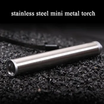 Mini LED Torch Waterproof LED light Flashlight stainless steel mini torch Christmas gift super mini flashlight torch
Mini LED Torch Waterproof LED light Flashlight stainless steel mini torch Christmas gift super mini flashlight torch