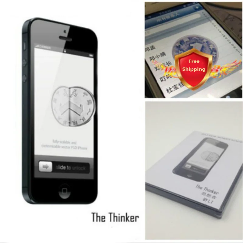 The Thinker Mentalism Magic Tricks Free Shipping Street Close up Magical Props Toys
The Thinker Mentalism Magic Tricks Free Shipping Street Close up Magical Props Toys