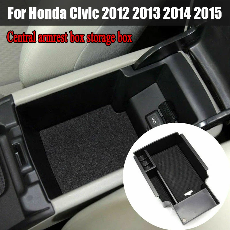 ABS Black Car Central Armrest Storage Box For Honda Civic 2012 2013 2014 2015 Container Stowing Box 22x13x6.5cm Car Accessories
ABS Black Car Central Armrest Storage Box For Honda Civic 2012 2013 2014 2015 Container Stowing Box 22x13x6.5cm Car Accessories