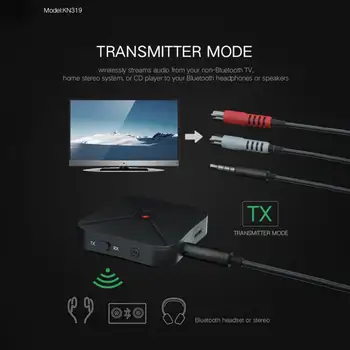 TV Car Music Receiver Universal 3.5mm Audio Adapter For Headphone Speaker 2 in 1 Wireless Bluetooth 4.2 Transmitter Receiver
TV Car Music Receiver Universal 3.5mm Audio Adapter For Headphone Speaker 2 in 1 Wireless Bluetooth 4.2 Transmitter Receiver