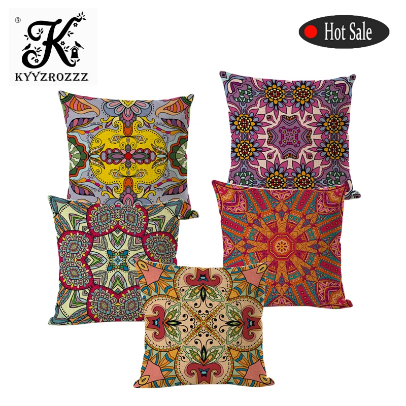 Pillowcase Bohemian Style Cushion Cover Linen Printed Chair Seat Size 45*45 Home Decorative Throw Pillow Cover
Pillowcase Bohemian Style Cushion Cover Linen Printed Chair Seat Size 45*45 Home Decorative Throw Pillow Cover