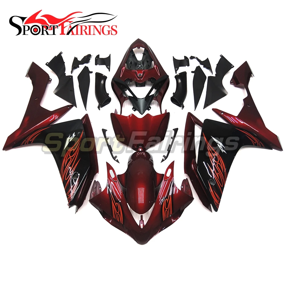 Black Red Flames Injection Fairings For Yamaha YZF R1 07 08 2007 2008 Plastic ABS Motorcycle Fairing Kit Bodywork Cowlings New
Black Red Flames Injection Fairings For Yamaha YZF R1 07 08 2007 2008 Plastic ABS Motorcycle Fairing Kit Bodywork Cowlings New