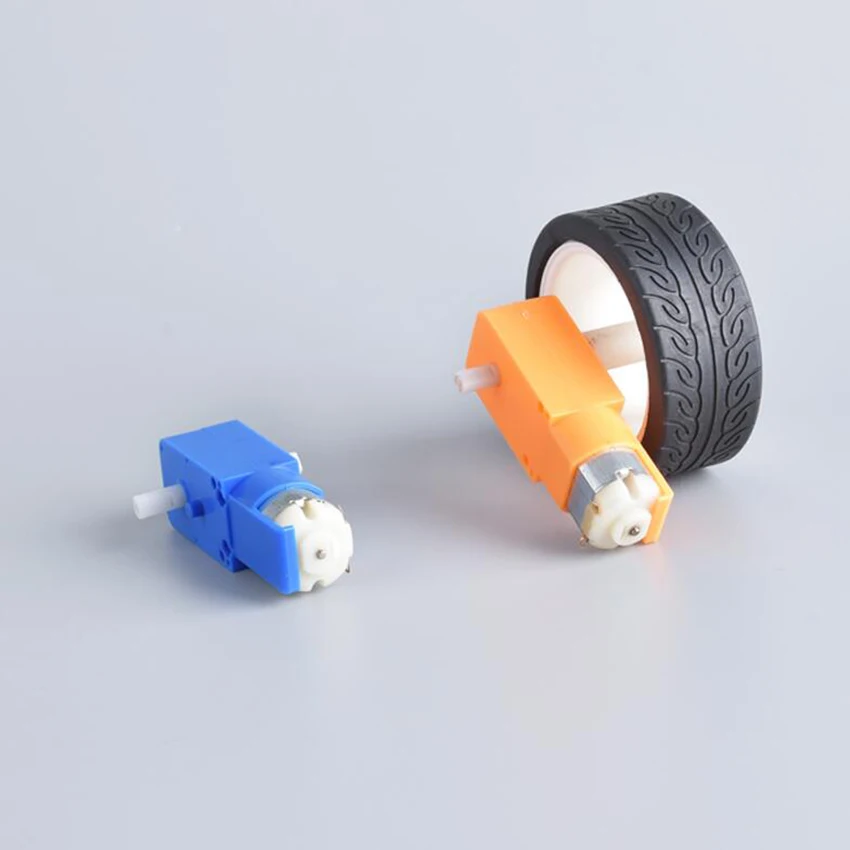 TT MOTOR 1:120 Double shaft 3-6V DC Gear Motor Strong Magnet Anti-interference,use for the Robot/Smart Car/Toys/DIY models
TT MOTOR 1:120 Double shaft 3-6V DC Gear Motor Strong Magnet Anti-interference,use for the Robot/Smart Car/Toys/DIY models