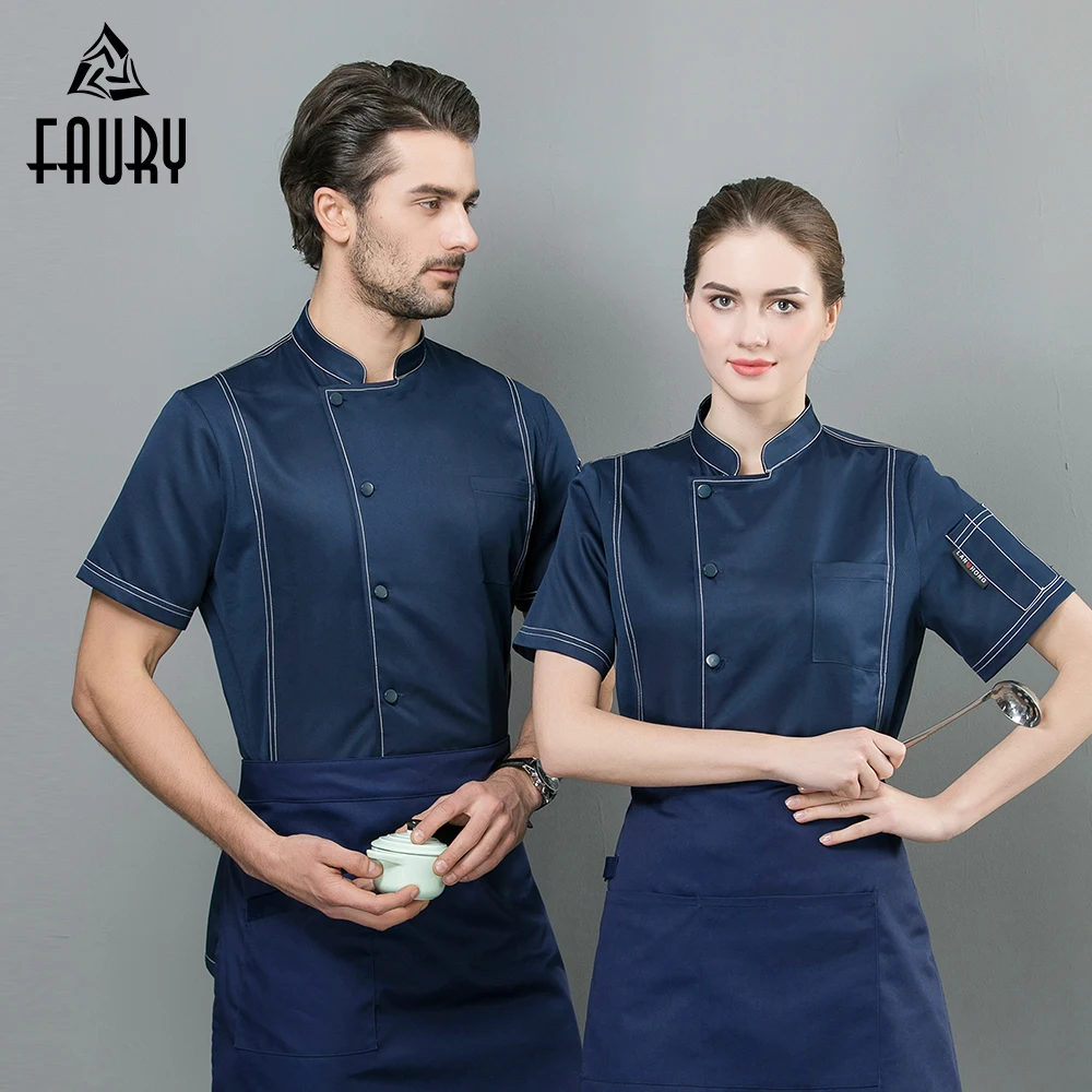 2019 New Chef Jacket Buffet Catering Single-breasted Work Clothes Party Bread Fast Food Service Barbershop Kitchen Cook Coat
2019 New Chef Jacket Buffet Catering Single-breasted Work Clothes Party Bread Fast Food Service Barbershop Kitchen Cook Coat