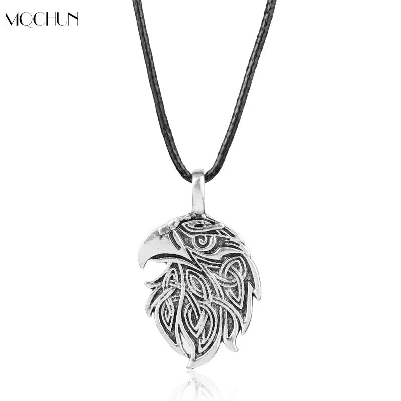 MQCHUN Vintage Jewelry Supernatural Norse Viking Amulet Necklace Triquetra Animal Teen Eagle Head Pendant Men Women Gothic Gift
MQCHUN Vintage Jewelry Supernatural Norse Viking Amulet Necklace Triquetra Animal Teen Eagle Head Pendant Men Women Gothic Gift