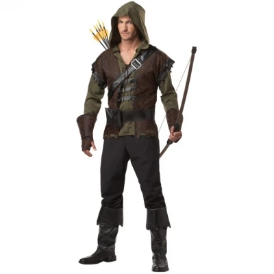Free Shipping Mens Robin Hood Thieves Medieval Warrior Fancy Dress Adult Costume Inclu hoodie pant belt and bootcover 565
Free Shipping Mens Robin Hood Thieves Medieval Warrior Fancy Dress Adult Costume Inclu hoodie pant belt and bootcover 565