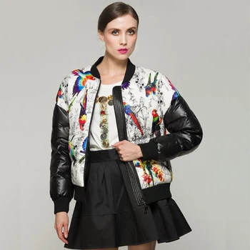 High Quality Russian New Arrival Fashion 2018 Women Winter Jacket Short Design Stunning Floral Print Duck Down Parkas Coats
High Quality Russian New Arrival Fashion 2018 Women Winter Jacket Short Design Stunning Floral Print Duck Down Parkas Coats