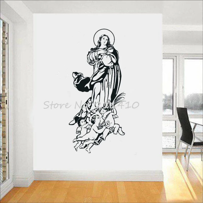 3d плакат Дева Мария безупречная концепция настенные наклейки с Иисусом и