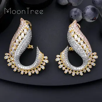 MoonTree Luxury Cubic Zirconia Famous Design Earrings Luxury Popular Flower Women Dress Engagement Party Earring Jewelry Gift
MoonTree Luxury Cubic Zirconia Famous Design Earrings Luxury Popular Flower Women Dress Engagement Party Earring Jewelry Gift