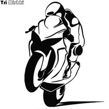 Tri Mishki HZX352# 19.6*15cm biker on board car sticker auto funny car stickers
Tri Mishki HZX352# 19.6*15cm biker on board car sticker auto funny car stickers