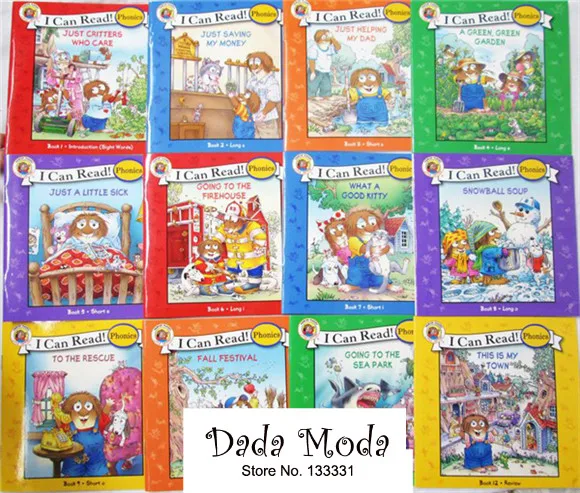 Phonics Natural reading portable mini books i can read Little Critter english study book for children-12pcs per lot
Phonics Natural reading portable mini books i can read Little Critter english study book for children-12pcs per lot