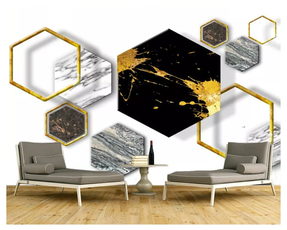 beibehang Customizable fashion 3d wallpaper Nordic style gold foil geometric shape TV modern background wall papers home decor
beibehang Customizable fashion 3d wallpaper Nordic style gold foil geometric shape TV modern background wall papers home decor