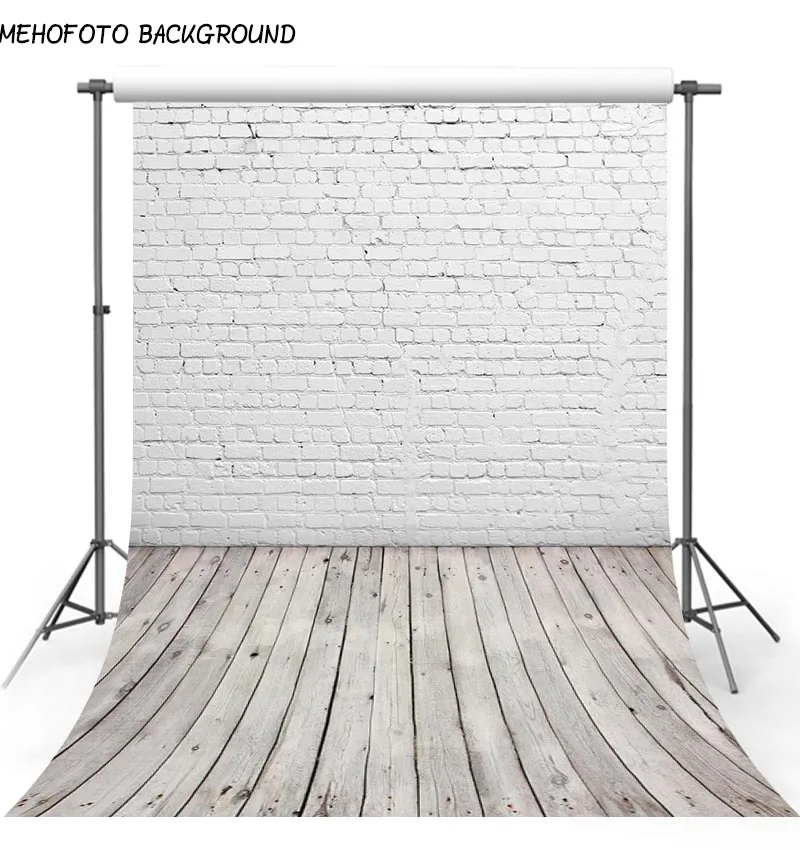 Фото Фотофон чистая белая кирпичная стена фон для фотостудии детский - купить