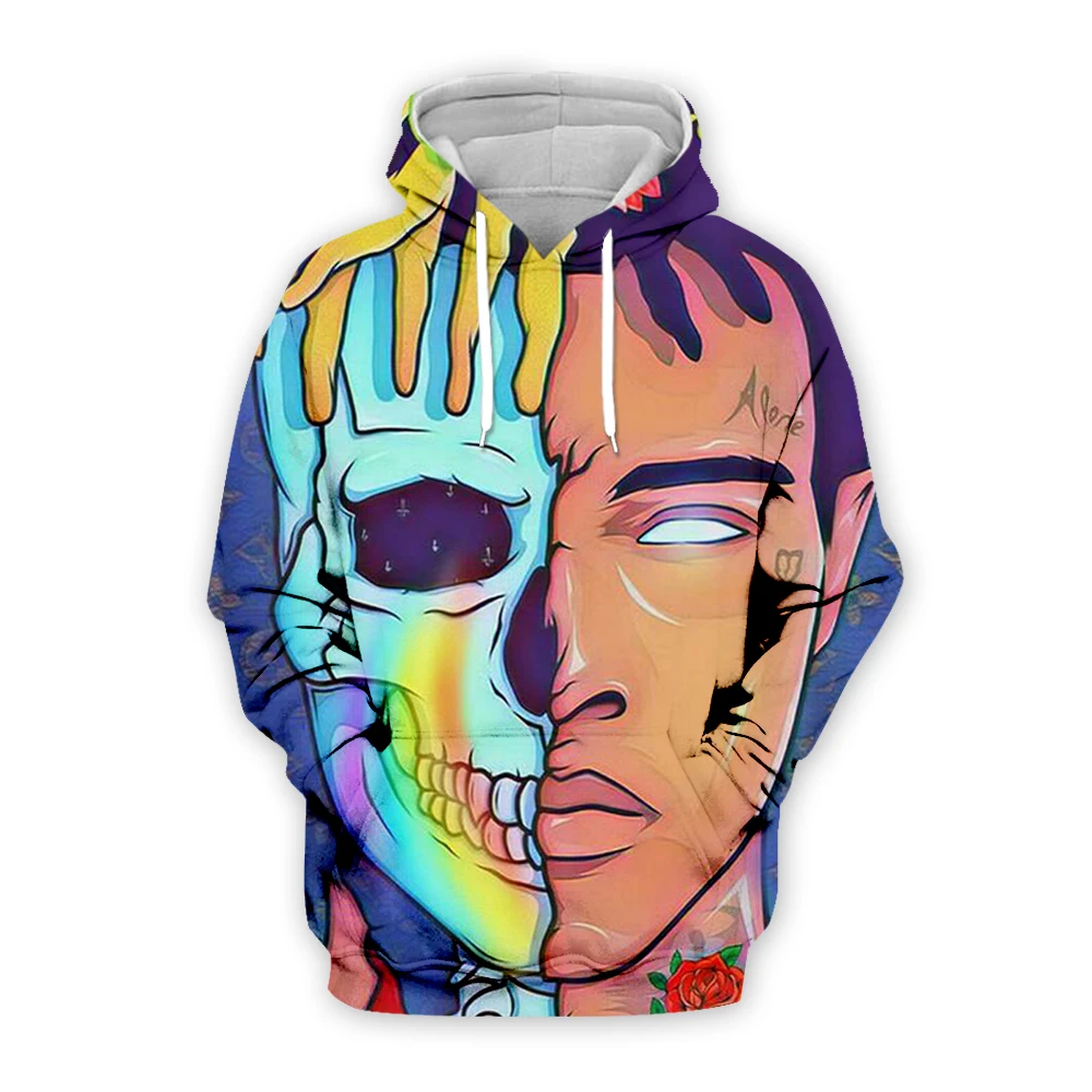 Sad man Skull XXXTentacion Revenge Kill Hip Hop print 3d Hoodies Sweatshirts Sweatpants colorful pullover tracksuit coat
Sad man Skull XXXTentacion Revenge Kill Hip Hop print 3d Hoodies Sweatshirts Sweatpants colorful pullover tracksuit coat