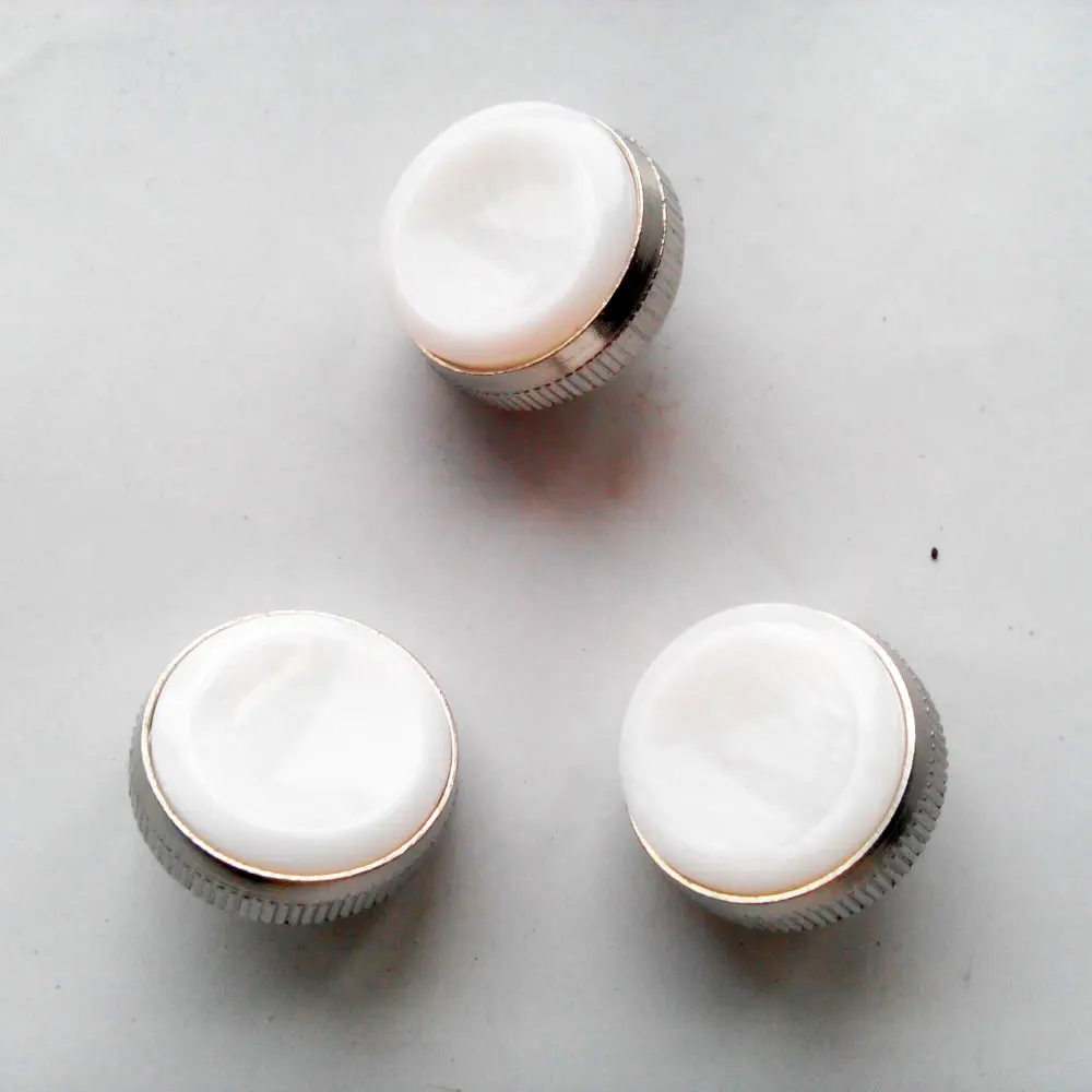 White Trumpet Valve Finger Buttons Repair Parts 3 Pieces Trumpet Accessories
White Trumpet Valve Finger Buttons Repair Parts 3 Pieces Trumpet Accessories