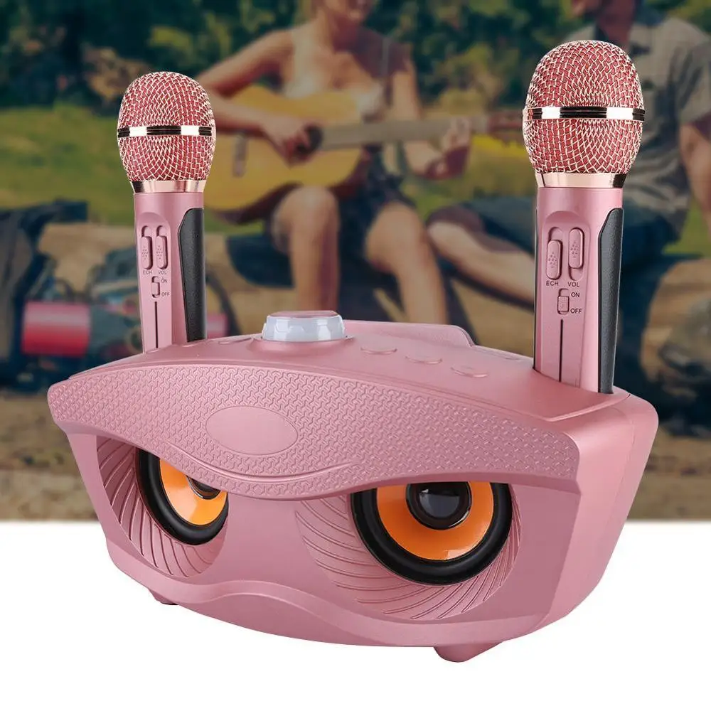 Home Bluetooth Karaoke Music Player Portable KTV Wireless Amplifier Speaker Player with Pair Microphone Support TF-Card AUX
Home Bluetooth Karaoke Music Player Portable KTV Wireless Amplifier Speaker Player with Pair Microphone Support TF-Card AUX