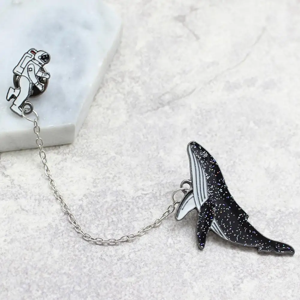2019 Unisex Astronaut Whale Enamel Badge Lapel Brooch Pin Clothing Collar Jewelry
2019 Unisex Astronaut Whale Enamel Badge Lapel Brooch Pin Clothing Collar Jewelry