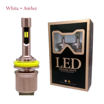 YSY 2X Car Headlamps H7 LED Headlights Bulbs 80W 12V 24V Cars Chips Head Lamps 6000k 3000k White + Amber H8 H11 9006 Xenon Light
YSY 2X Car Headlamps H7 LED Headlights Bulbs 80W 12V 24V Cars Chips Head Lamps 6000k 3000k White + Amber H8 H11 9006 Xenon Light