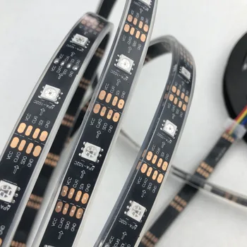 5M DC5V APA-102C addressable led pixel strip;30leds/m with 30pixels/m;BLACK PCB;IP68;waterproof in epoxy resin filled the tube
5M DC5V APA-102C addressable led pixel strip;30leds/m with 30pixels/m;BLACK PCB;IP68;waterproof in epoxy resin filled the tube