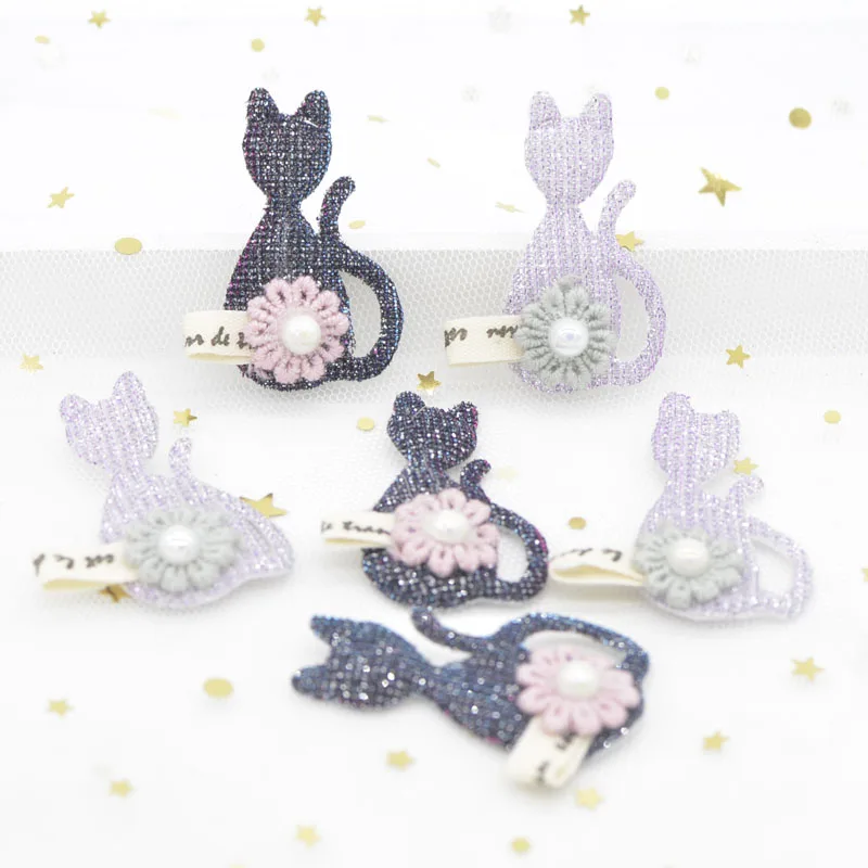 10Pcs Glitter Padded Patches Kawaii Cat with Half Round Pearl Flower Appliques for Clothes Hat Leggings Decor DIY Headwear G69
10Pcs Glitter Padded Patches Kawaii Cat with Half Round Pearl Flower Appliques for Clothes Hat Leggings Decor DIY Headwear G69